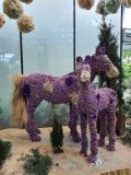 94. Forget me not purple horse