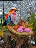 95. Colourful bird sculpture