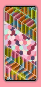 Isometric pattern for mobile phone - BeautyPapers