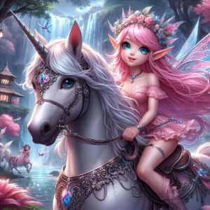 Fairy Princess - Manda Panda Digital AI Art - Digital Art & AI