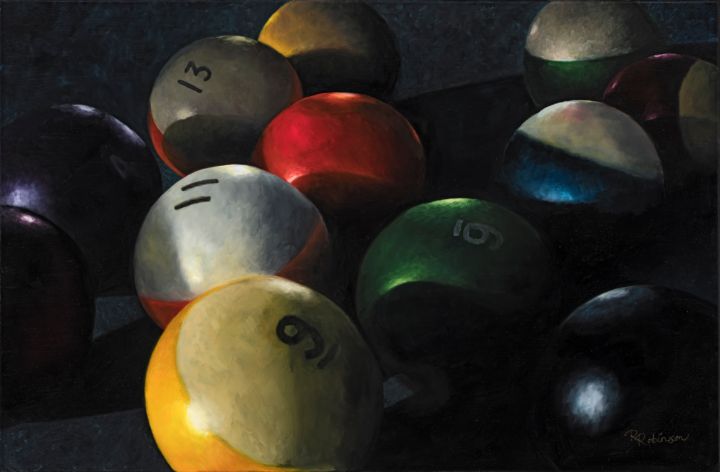 11 Ball in the Side Pocket - Randy Robinson Art