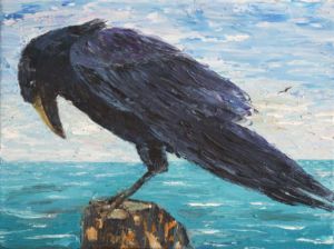 Raven by the Sea