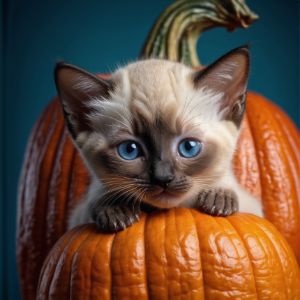 Kitten pumpkin 2024