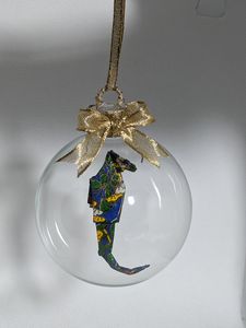 Blue Seahorse Ornament - Starfruit Sky