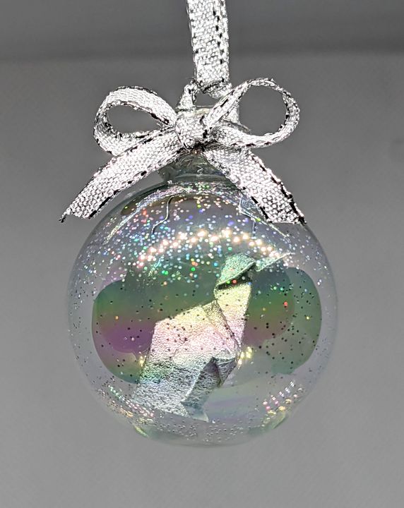 Mini Silver Penguin Ornament - Starfruit Sky