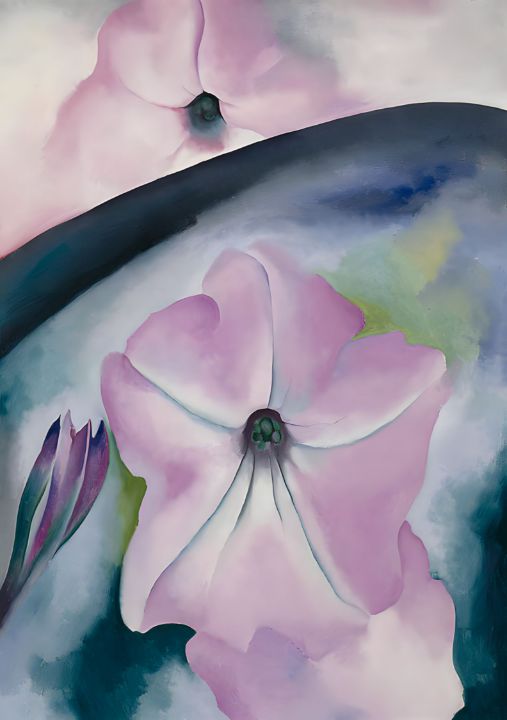 Georgia O'Keeffe 'petunia' (1925) Framed Print New York