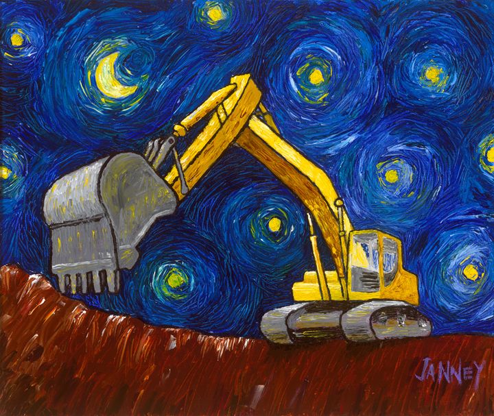 Quarry Night - Rich Janney Artwork