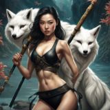 Foxy Lady - AIshaPH AI Artist - Digital Art & AI, Fantasy