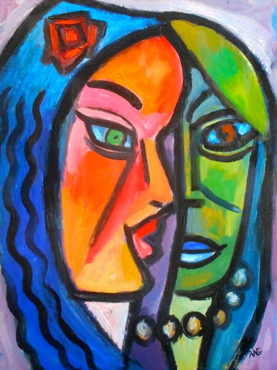 Jealous Love - Ang's Art - Paintings & Prints, Abstract, Color - ArtPal