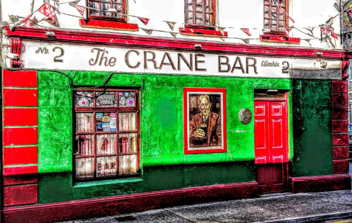 art Crane bar Galway Ireland - www.pixi-arts.com