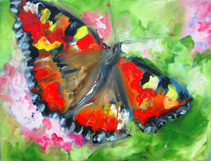 paintings of  butterflys - www.pixi-arts.com