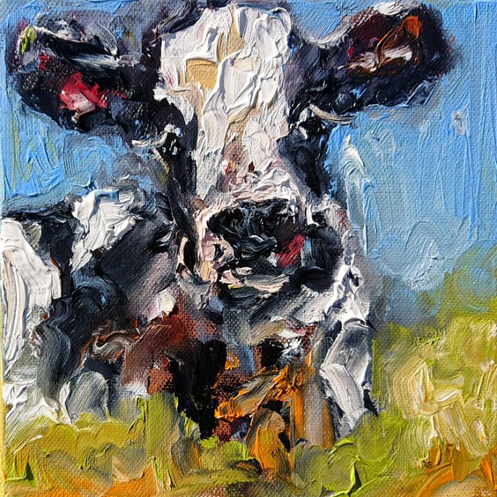 Paintings of cows and bovines - www.pixi-arts.com