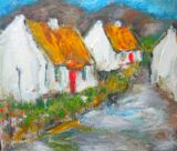 Connemara cottage Ireland painting