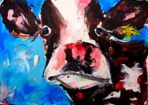Paintings of cows and bovines
