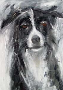 DOG  AND PET painting -dog portraits