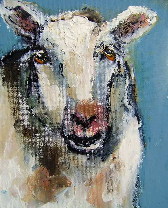 paintings of animals sheep - www.pixi-arts.com
