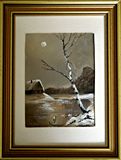 Original oil landscape