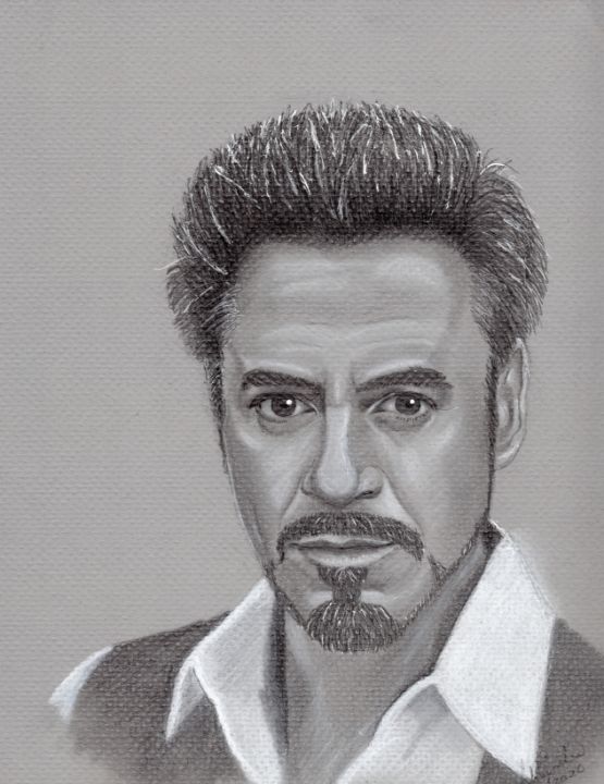 Robert Downey Jr Lineart - Robert Downey Jr Line Art, HD Png Download -  kindpng