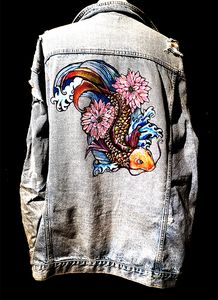 'Coy and flower' Jacket - Hannah Carol Saunders