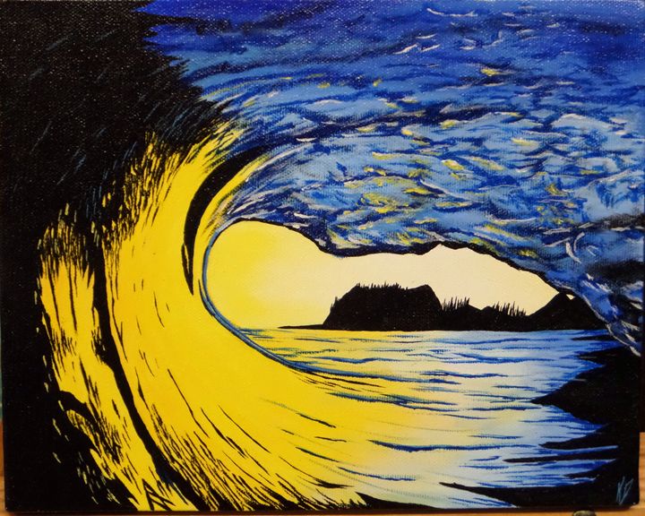 South shore wave - Surf art
