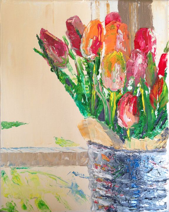 Fresh Cut Tulips - Brandonorbanoskyart.com