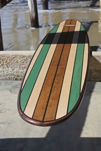 Surfboard Philosophy - Enjoy Life, Travel and Surf - Surfboard Wall Cutting  Board by artshop77