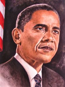 President Obama - James Shepard Arts