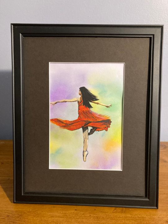 Original acrylic painting offers of dancing girl