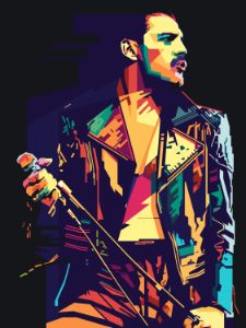 Freddie Mercury Artwork by Supri Wahyudi