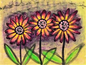 PEACE PLEASE - Zulnun's Art - Paintings & Prints, Abstract, Color