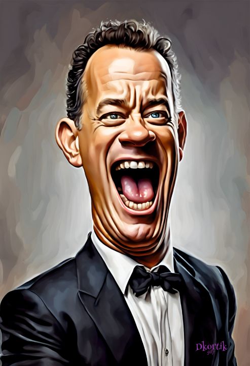 Tom Hanks - DKORTIK - Digital Art & AI, People & Figures, Celebrity ...