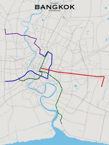 Bangkok Transit Map