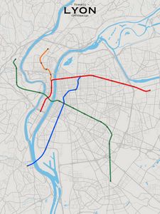 Lyon Transit Map