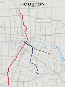 Houston Transit Map