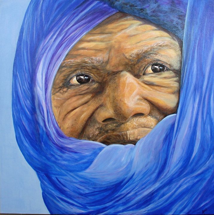 Touareg - Avril Art Painter - Paintings & Prints, Ethnic, Cultural ...