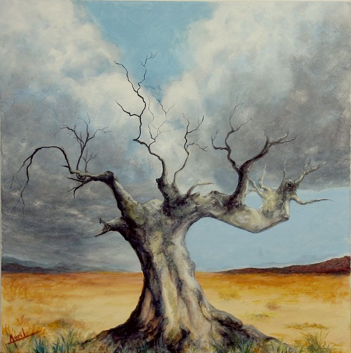 dead tree - Avril Art Painter