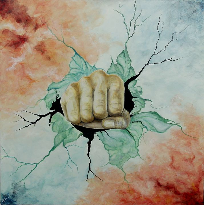 the fist - Avril Art Painter