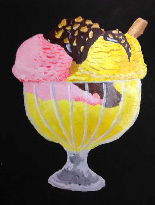 Ice Cream Sundae - Hannah Feinsilber's Art