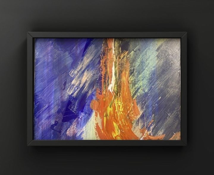 Burning Guitar - Ray Jose Art