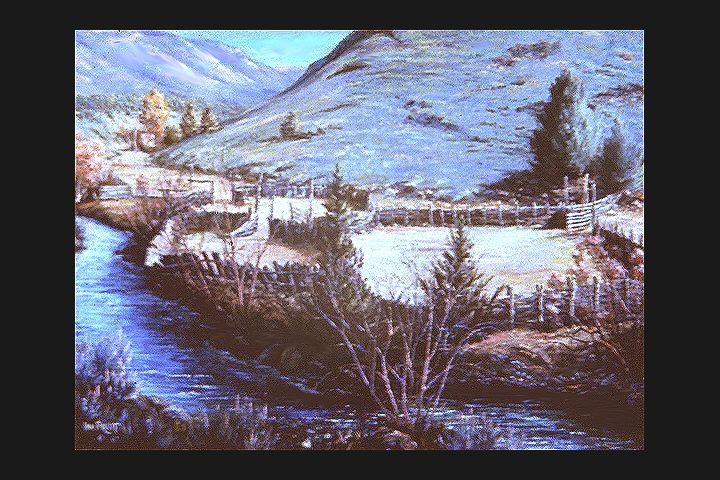 The Riddle Lithograph 190 The Riddle Corrals - Pruitt Gallery - Paintings & Prints, Buildings ...