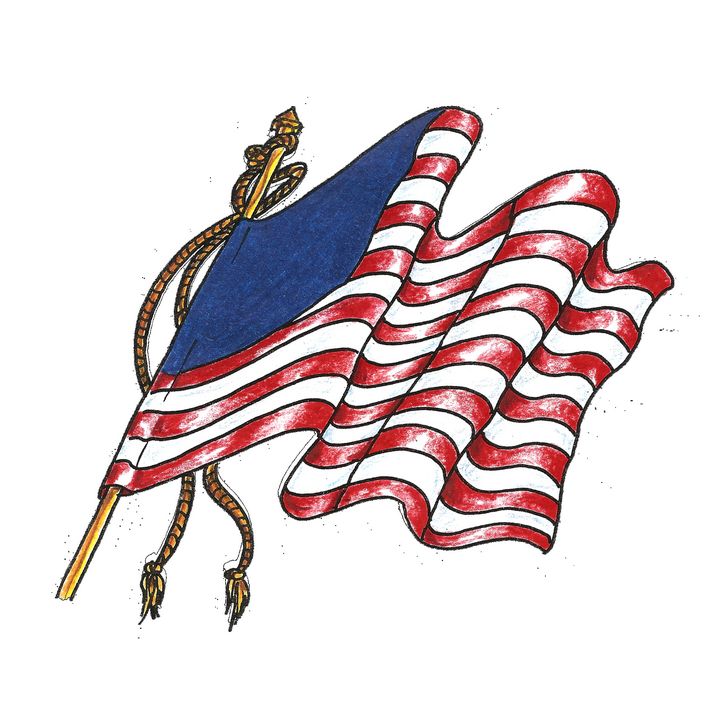 American Flag Tattoo - inkspiredesign