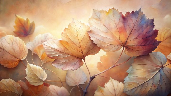 M Rashed Mulberry Leaves in Calm Hues - m rashed - Digital Art & AI, Flowers ...