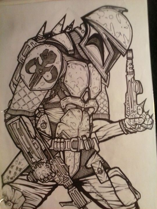 mandalorian - VADR-visceral art and design - Drawings & Illustration ...