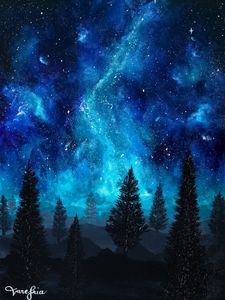Celestial Solitude - Galaxy Painting