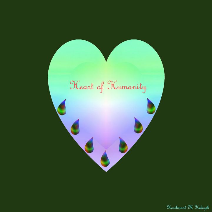 Crying Heart Of Humanity Universal Voice Digital Art Science Technology Mathematics Artpal