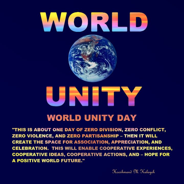 World Unity Day Universal Voice Digital Art & AI, Science