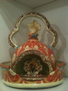Shrine teapot by Donna Rozman - ARTROPOLY