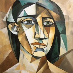 Woman's face Cubism - Mitzi Lima - Digital Art, People & Figures ...