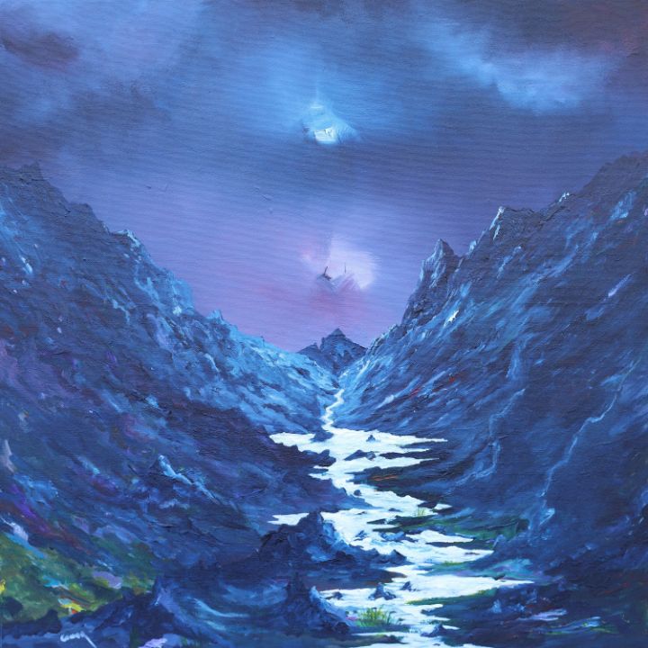 Night falls on the Gap of Dunloe - Made from tubes of Passion