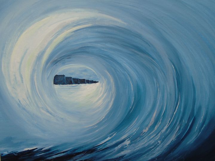 Surf's up at the cliffs of Moher - Made from tubes of Passion